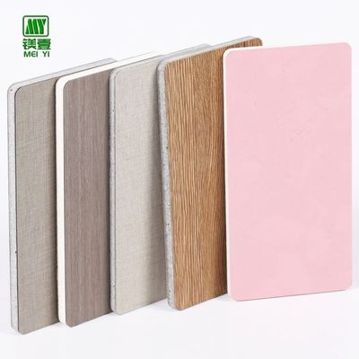 호텔 벽판용 HPL 목재 곡물 표면 장식형 laminated MgO 보드